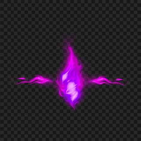 Purple Fire Flame Aura Sparks Effect PNG Image | Citypng