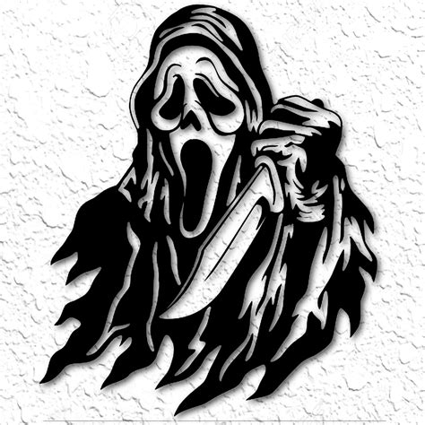 STL file Ghostface Scream Wall Art Scream Mask Wall Decor 🎨 ・3D printable model to download・Cults