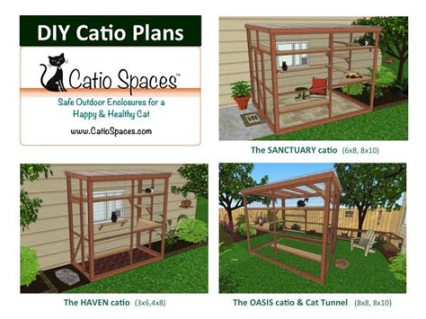 Catios! We build attractive catios and offer Catio Spaces DIY CATIO PLANS and cat enclosures for ...