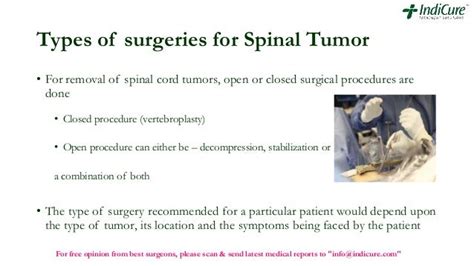 Spinal tumor removal surgery by best surgeons of world in india