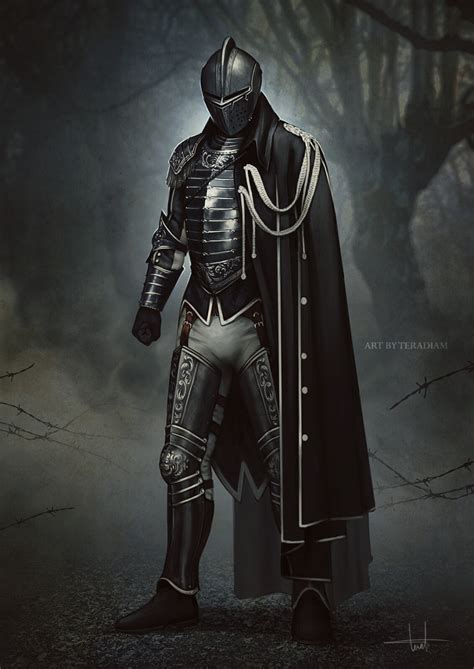 ArtStation - Wilhelm, Captain of the Black Knights - Character concept ...