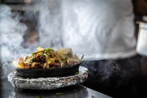 Indian Kebab Platter in Sizzling Plate Stock Image - Image of marinated ...