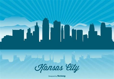 Kansas City Skyline Illustration - Download Free Vector Art, Stock ...