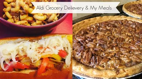 Aldi Grocery Delivery My Exsperience And Meals - YouTube