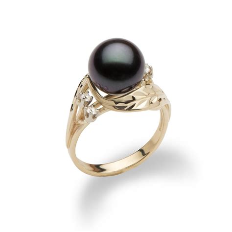 Shop Tahitian Black Pearl Jewelry Online, Black Pearls Tagged "rings"