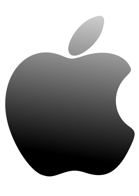 White Apple Logo No Background