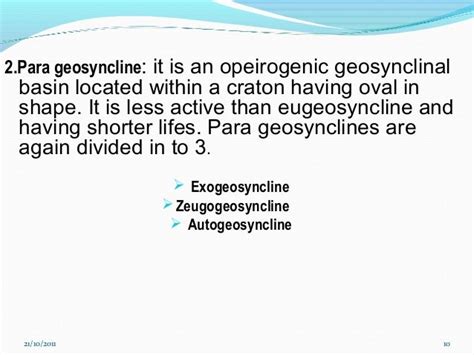 Geosyncline