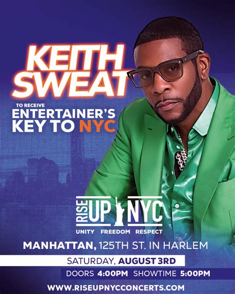 Keith Sweat Receives the Entertainer's Key to NYC - 2024 RISE UP NYC ...