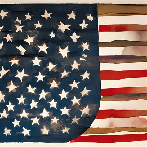 Ripped and Dripping a Photorealistic American Flag · Creative Fabrica