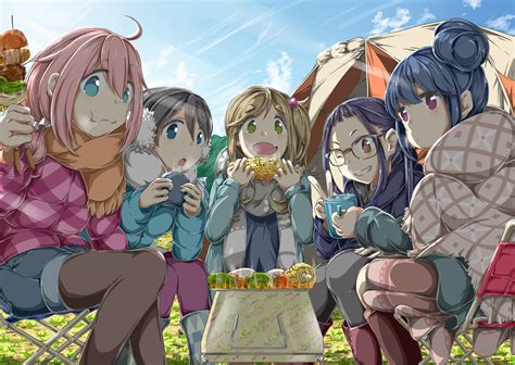 So goes the camping. [YuruCamp ] : r/awwnime