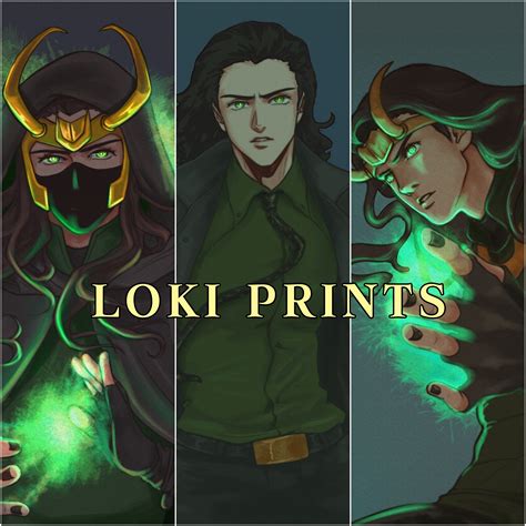 Loki Marvel Fanart A5 Prints - Etsy