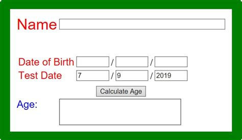 Age Calculator Online by Date of Birth - Pearson Age Calculator