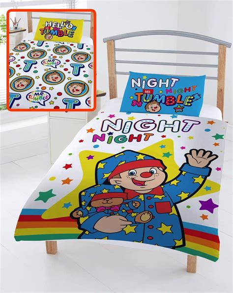 Mr Tumble Duvet Cover, Reversible Junior Duvet Cover Set For Girls ...