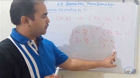 Two Dimensional Transformation with Homogeneous Coordinates in Computer Graphics - YouTube