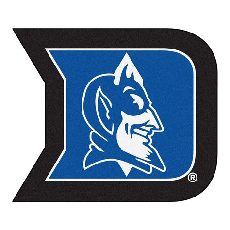 Duke University Mascot Mat - "D & Devil" Logo - Floor Rug - Area Rug