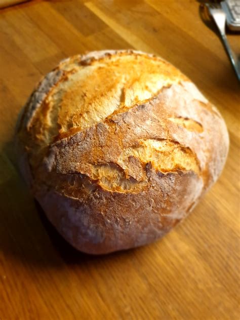 Country style bread first time : r/Breadit