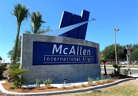 Community- McAllen International Airport Monument Sign — Boultinghouse ...