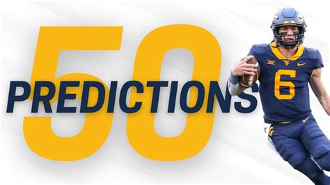 50 Predictions for the 2023 WVU Football Season - Sports Illustrated ...