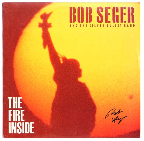 Lot Detail - Bob Seger Signed “The Fire Inside” Album (REAL)