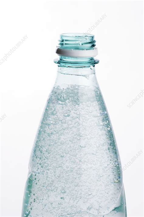 Bottled sparkling water - Stock Image - C004/0035 - Science Photo Library