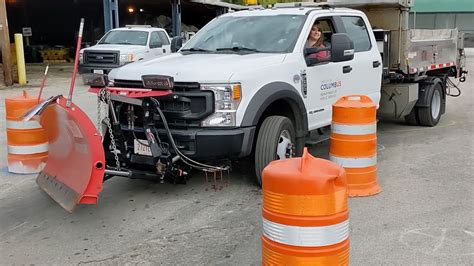 Driving a snowplow in Columbus, Ohio is snow joke - Axios Columbus