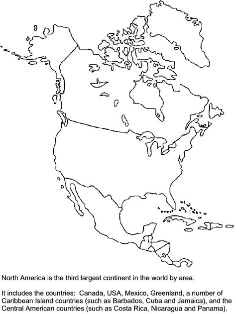 Northamerica Countries Coloring Pages & coloring book.