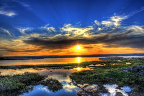 Sunset Over Clouds On Lake Superior Free Stock Photo - Public Domain ...