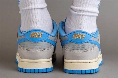 On-Feet Nike Dunk Low "Athletic Department" University Blue | Hypebeast