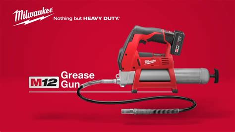 Milwaukee M12 Cordless LITHIUM-ION Grease Gun Kit