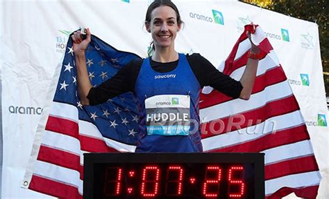 Molly Huddle Sets New American Half Marathon Record