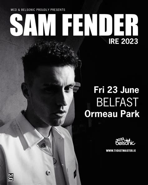 SAM FENDER + Special Guests FRIDAY JUNE 23RD 2023 - LoveBelfast