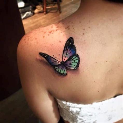 Tatuajes de mariposas diferentes ideas y diseños a color y negro