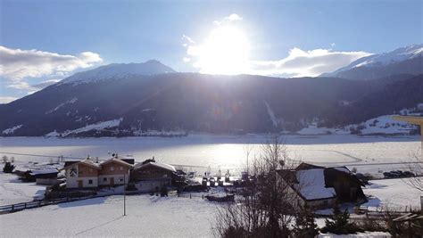 HD wallpaper: reschensee, winter, italy night, snow, cold temperature ...