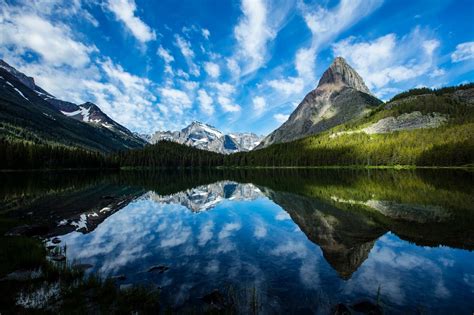 Swiftcurrent Lake. Glacier National Park.