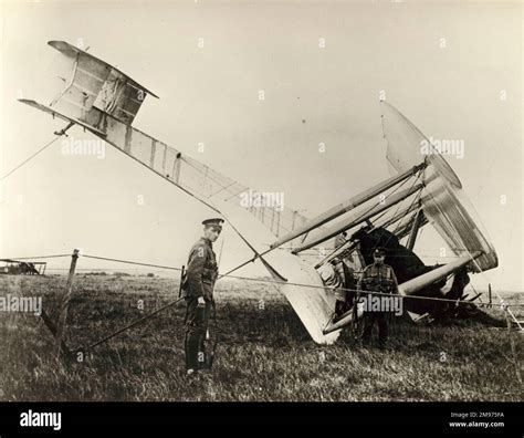 The end of the first direct Atlantic flight of Alcock and Brown’s ...