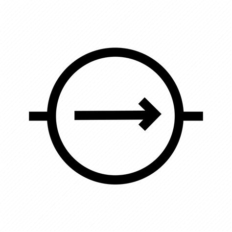 Circuit, current source, electric symbol, flow source, wire icon ...