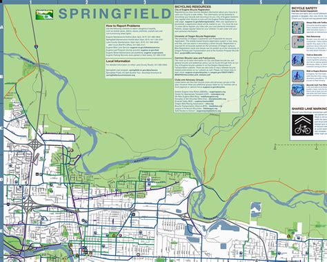 Bicycling and Walking Resources - Maps and Hazard Reporting Tool - City of Springfield Oregon