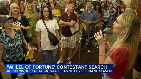 Wheel of Fortune auditions at Tachi Palace