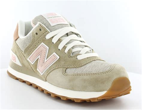 New Balance 574 Femme BEIGE/ROSE