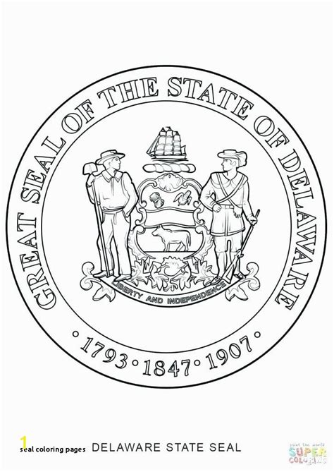 Nevada State Seal Coloring Page | divyajanan