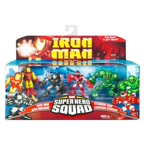 Iron Man Face Off Super Hero Squad Action Figures Hasbro