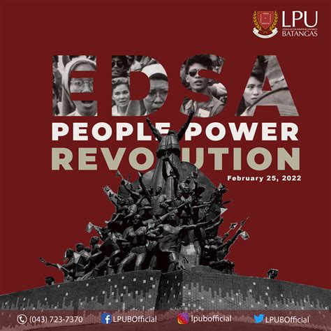 EDSA People Power Revolution Anniversary - Lyceum of the Philippines University - Batangas