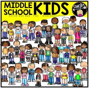 Middle School Kids Clip Art Collection {Educlips Clipart} by Educlips ...