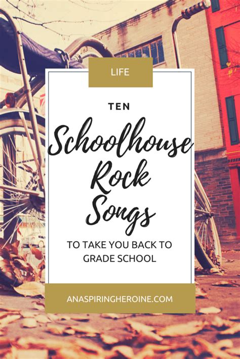 10 Schoolhouse Rock Songs to Take You Back to Grade School - An ...