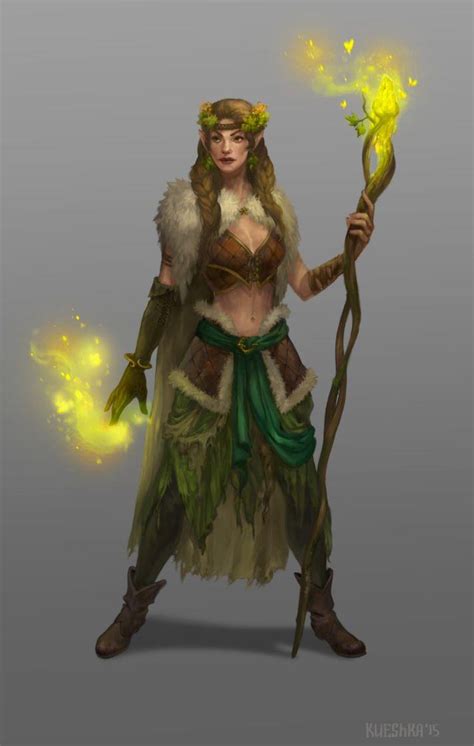 an image of a woman holding a wand and wearing a costume with flames on it