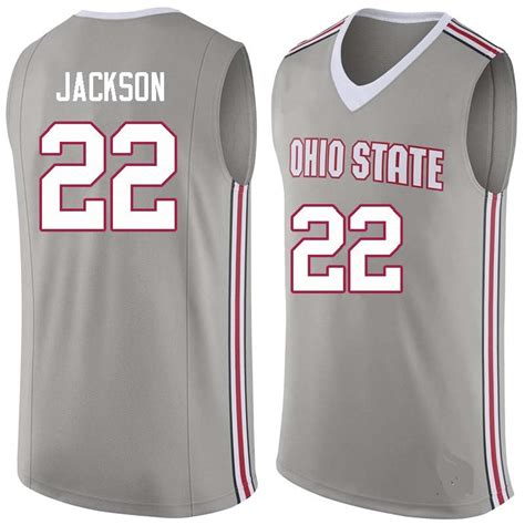 Jim Jackson Ohio State Buckeyes College Basketball Jersey – Best Sports Jerseys