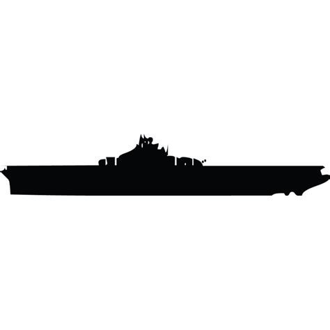 Aircraft Carrier Silhouette at GetDrawings | Free download