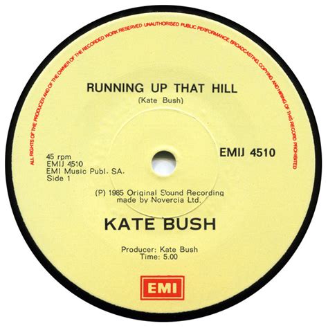 Kate Bush – Running Up That Hill (1985, Vinyl) - Discogs