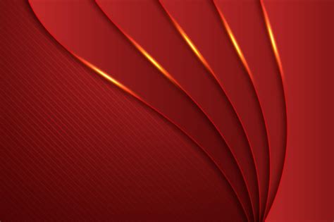 Premium Vector | Horizontal abstract background in red color