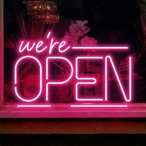 We're Open Neon Sign Open Business Led Light in 2024 | Neon signs, Neon ...